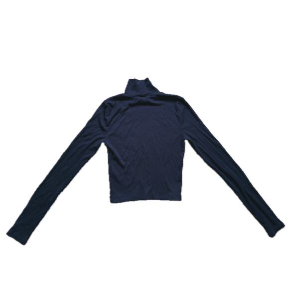 Wilfred Ribbed Turtleneck Long Sleeve Black XS - Picture 5 of 9